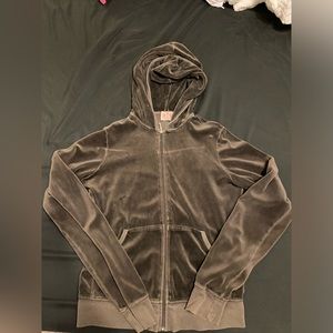 Brown juicy couture jacket zip up